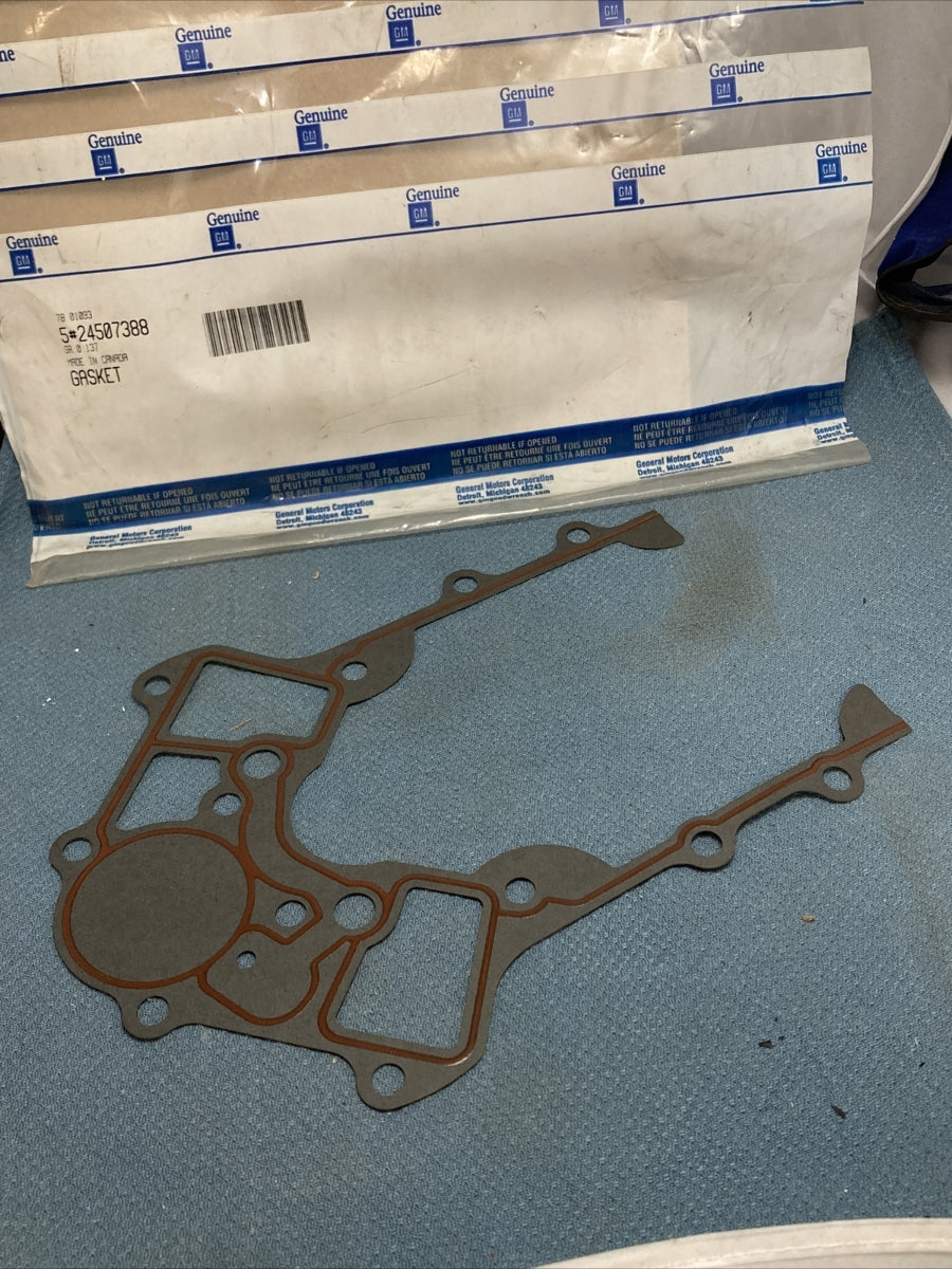 NEW GENUINE GM 24507388 GASKET, CRANKSHAFT REAR OIL SEAL HOUSING GM 24507388