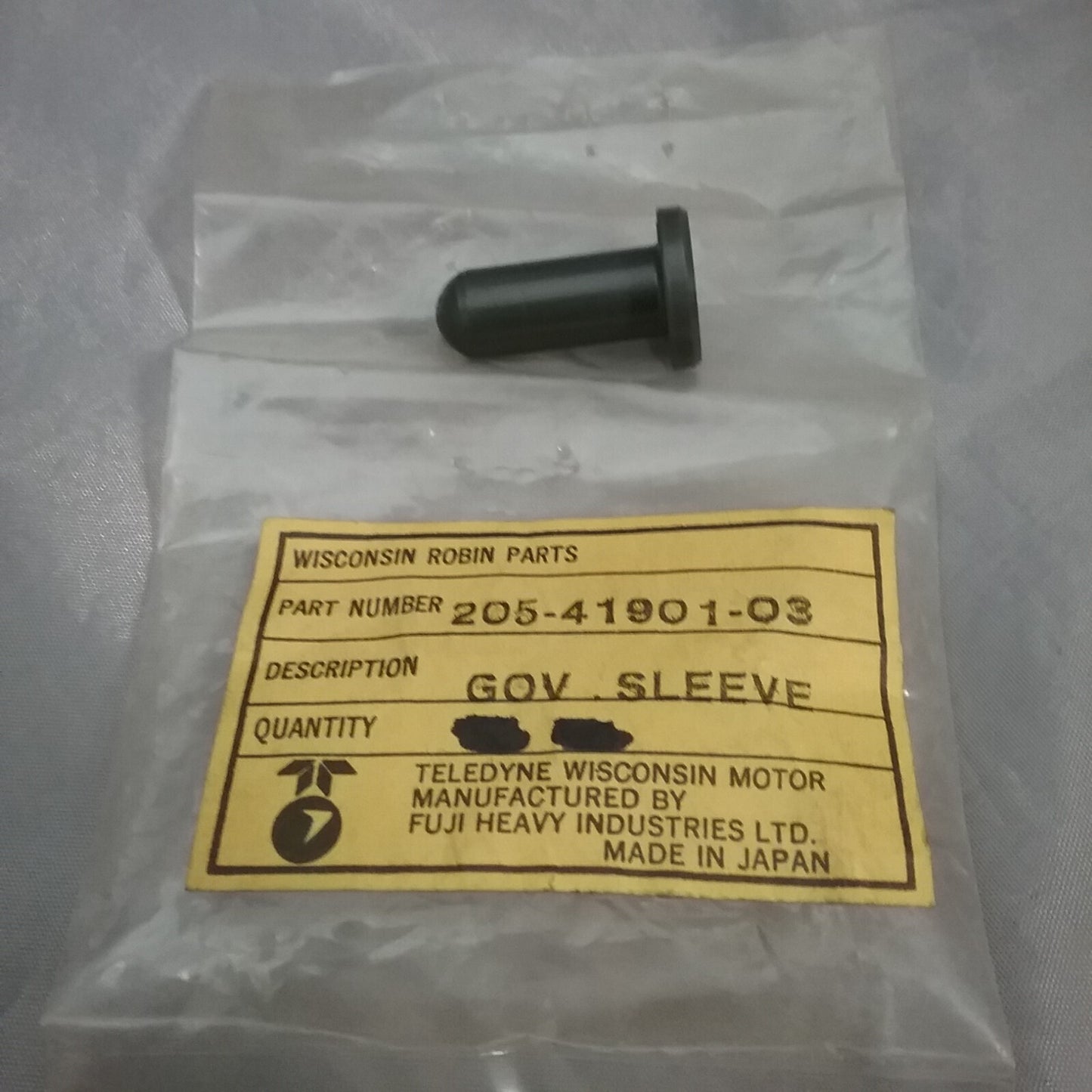 NEW WISCONSIN ROBIN SUBARU 205-41901-03 GOVERNOR SLEEVE