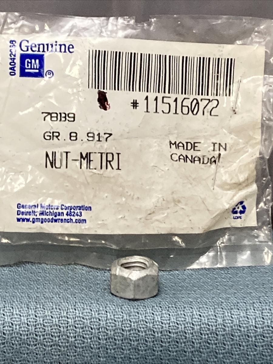 NEW GENUINE GM 11516072 NUT, EXHAUST MUFFLER 1982-2021 GR 8.917