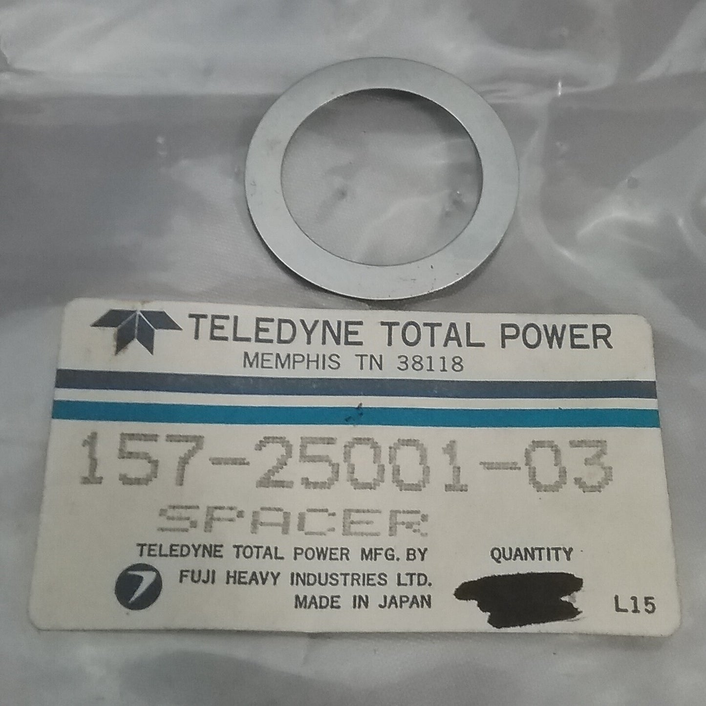 NEW TELEDYNE 157-25001-03 SPACER