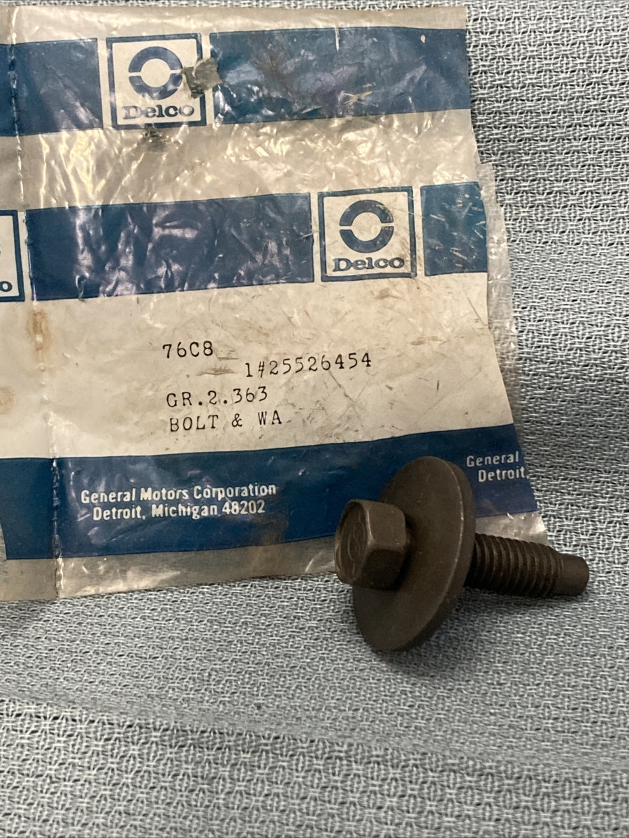 NEW GENUINE GM 25526454 BOLT & WASHER ASSY, DISTRIBUTOR HOLDDOWN GR 2.363