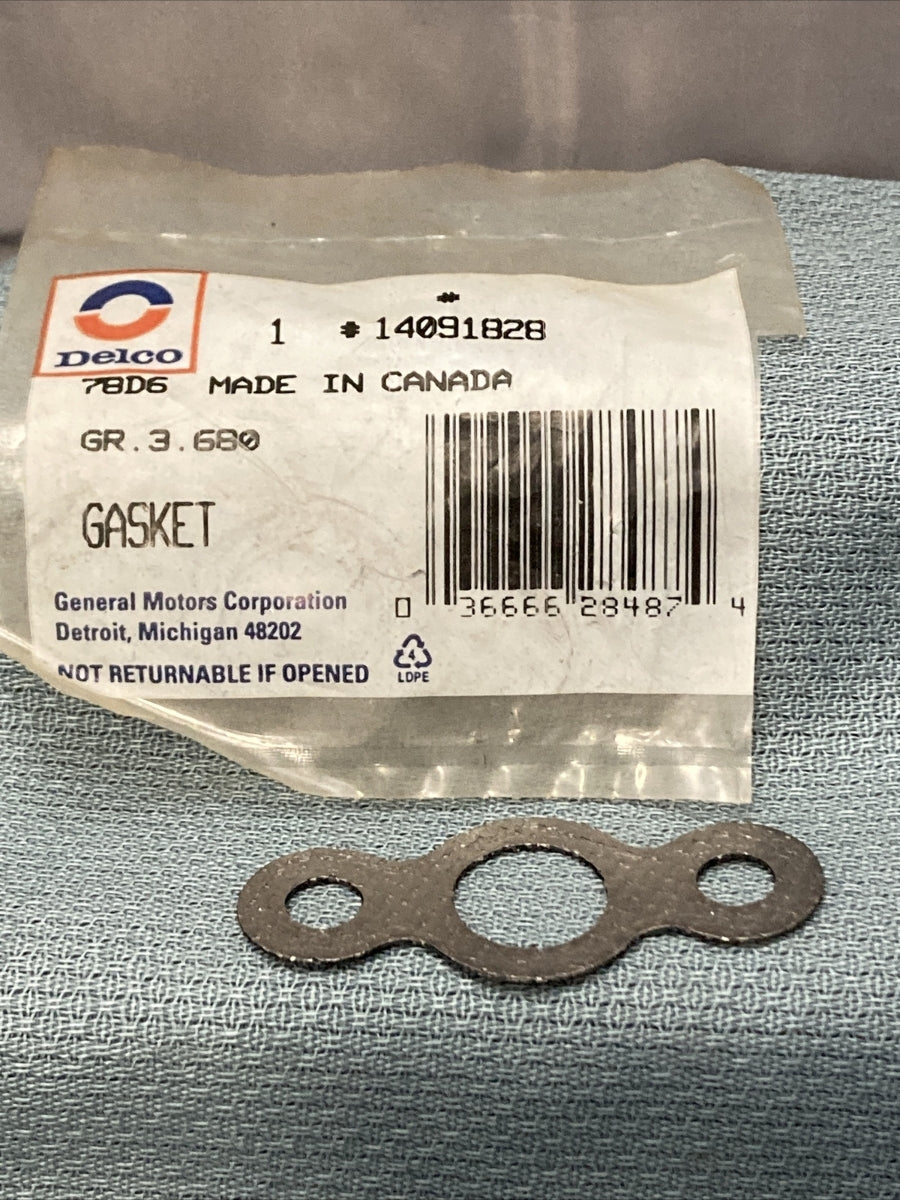 NEW ACDELCO/GM 14091828 GASKET, EGR TRANSFER TUBE (FREE OF ASBESTOS) 1987-1991