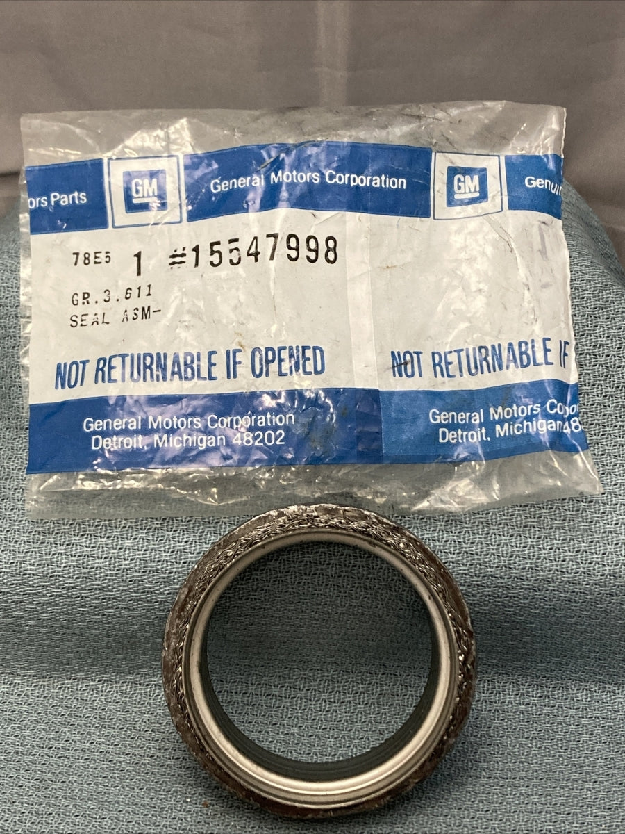 NEW GENUINE GM 15547998 SEAL ASM, EXHAUST MANIFOLD PIPE 1982-1995 GR 3.611