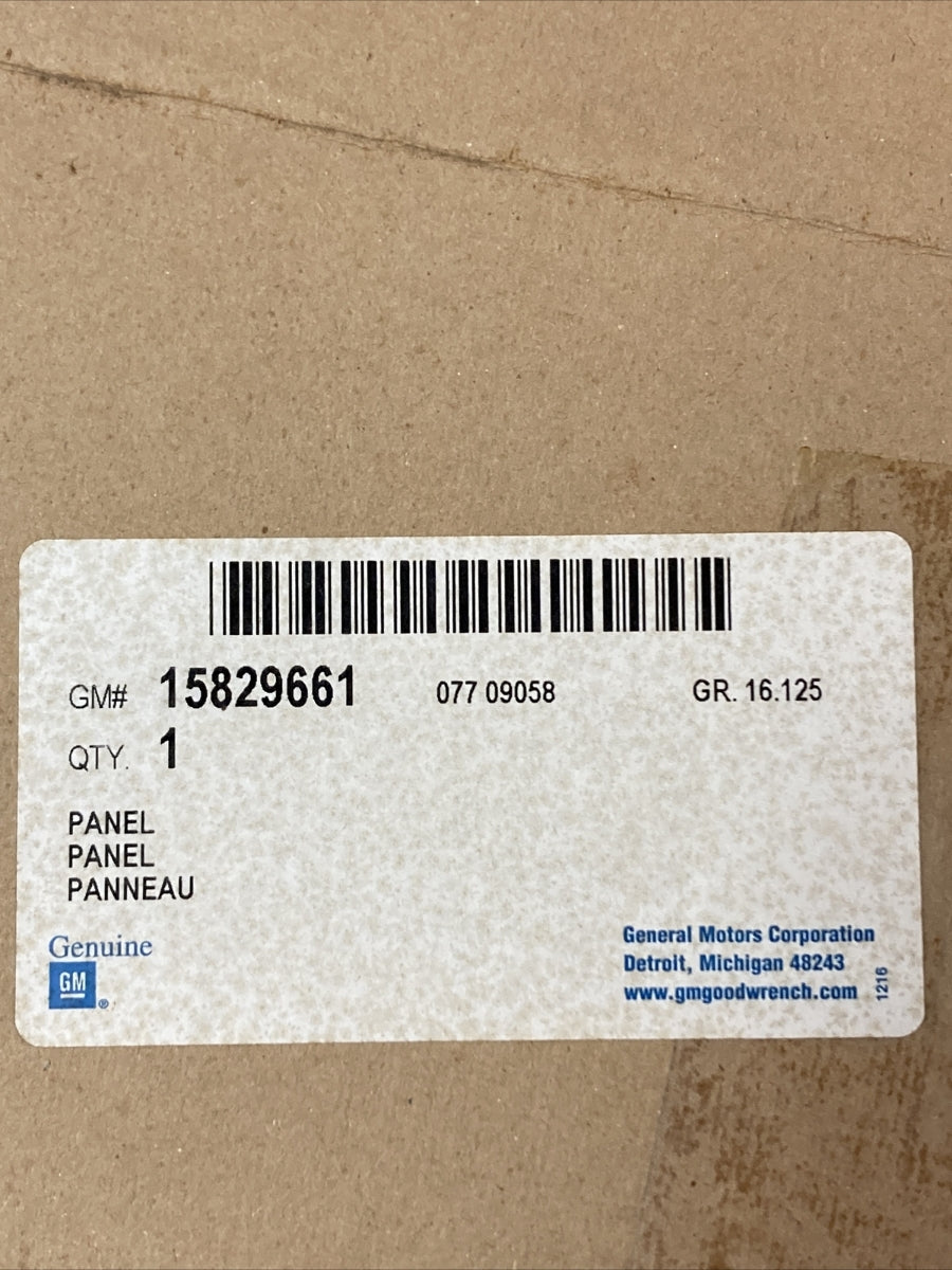 NEW GENUINE GM 15829661 PANEL, AIR INLET GRILLE 1999-2007 GR 16.125