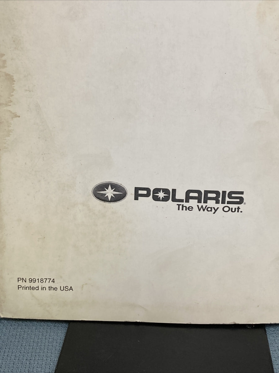 POLARIS 9918774 SPORTSMAN 700 EFI SERVICE MANUAL 2004