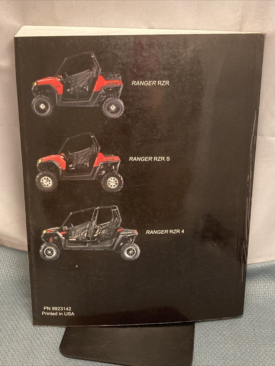 NEW GENUINE POLARIS 9923142 RANGER RZR/RZR S/RZR 4 SERVICE MANUAL 2011