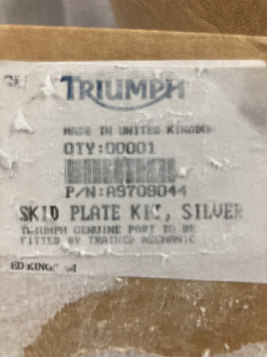 NEW GENUINE VICTORY TRIUMPH A9709044 SKID PLATE KIT, SILVER