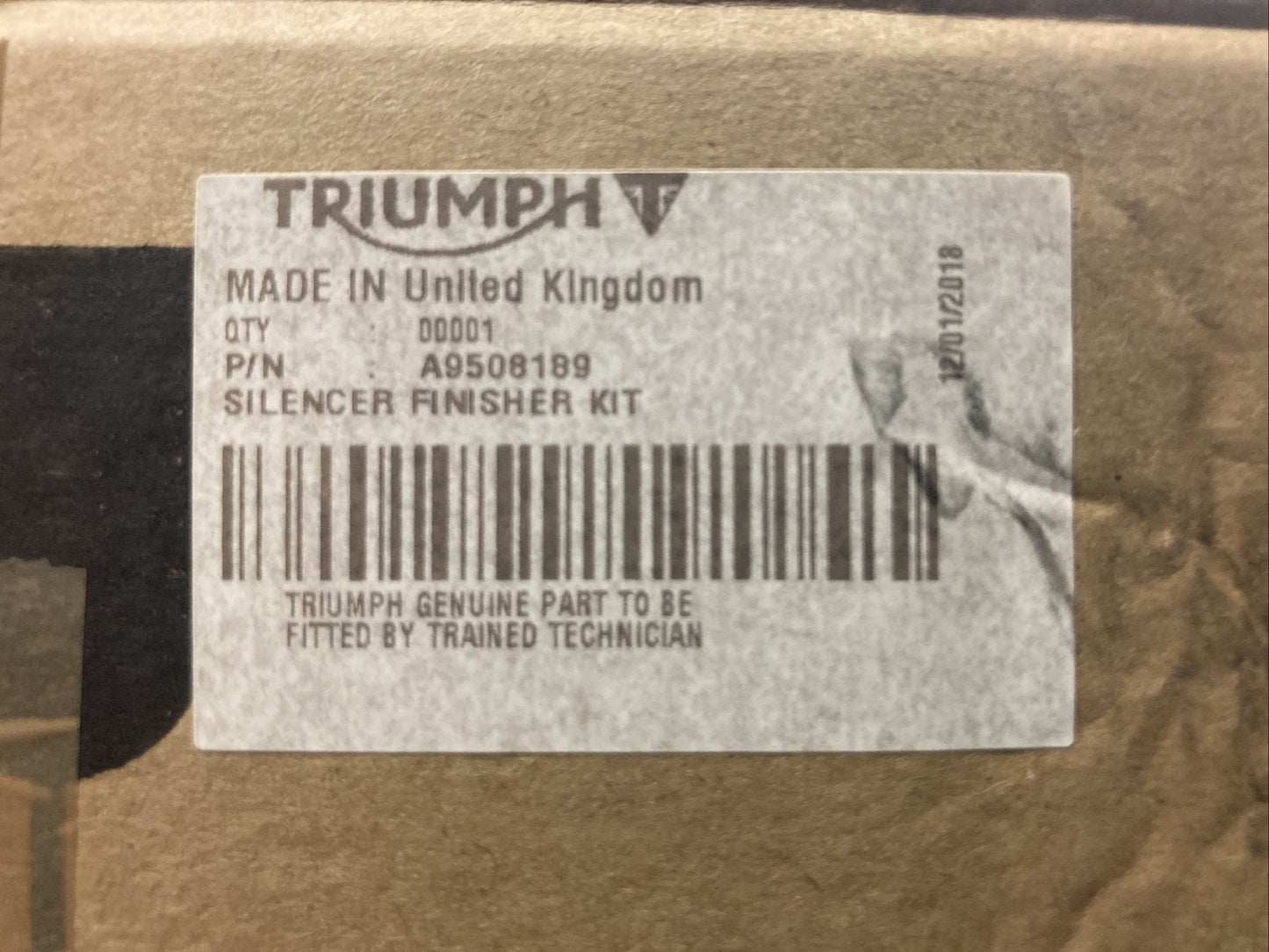 NEW GENUINE VICTORY TRIUMPH A9508189 SILENCER, FINISHER KIT