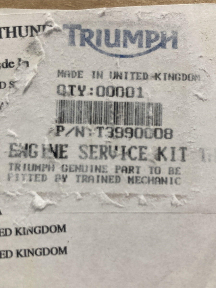 NEW GENUINE VICTORY TRIUMPH T3990008 THUNDERBIRD ENGINE SERVICE KIT