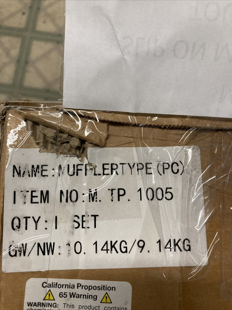 NEW GENUINE DNA SPECIALTY M-TP-1005 CHROME SLIP ON MEGAPHONE MUFFLERS