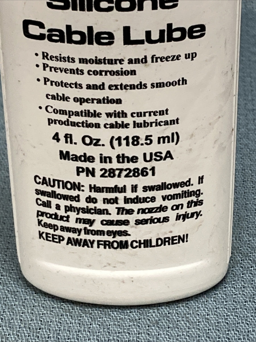 NEW GENUINE VICTORY 2872861 SILICONE CABLE LUBE 4OZ