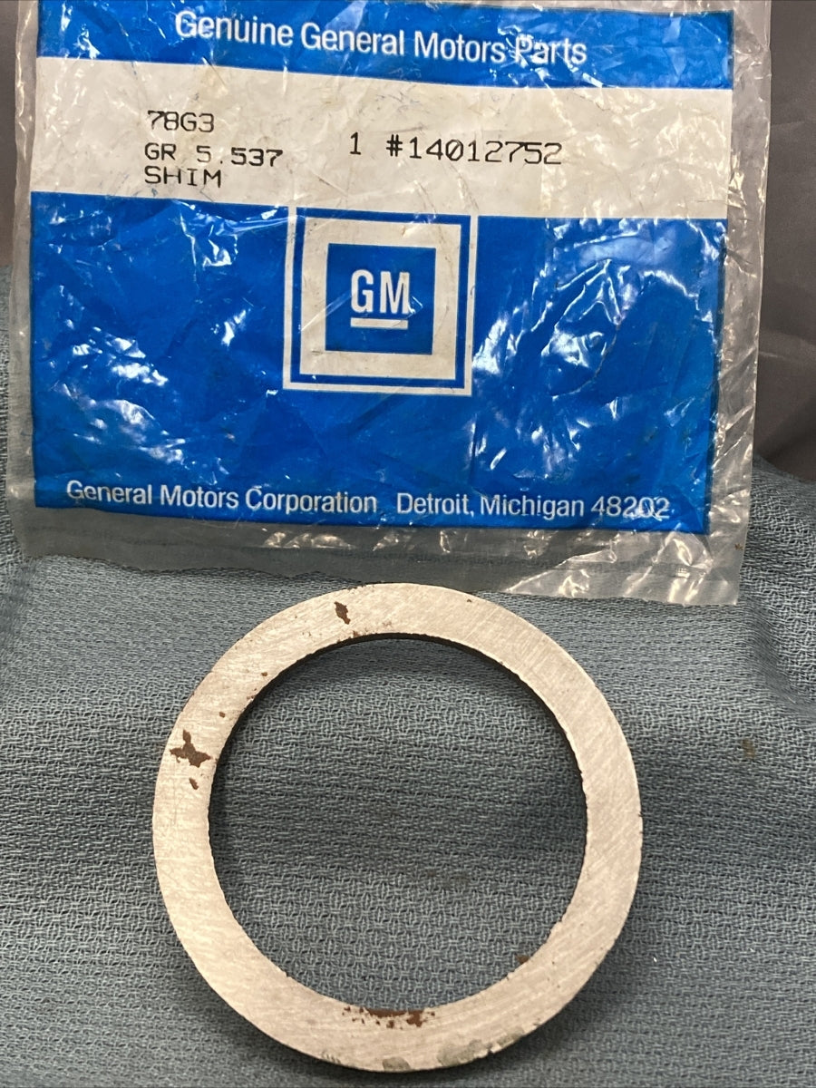 NEW GENUINE GM 14012752 SHIM, DIFFERENTIAL BEARING 1985-2021 GR 5.537
