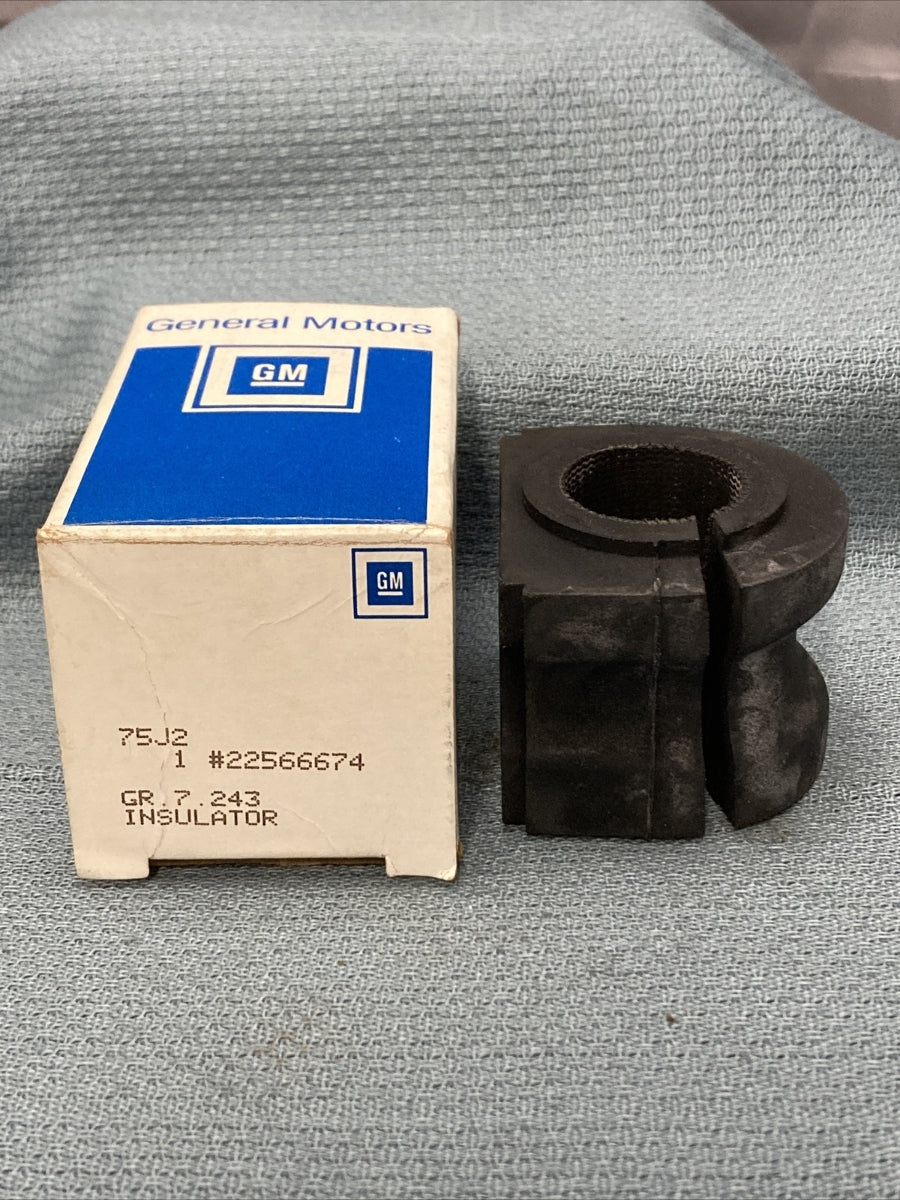 NEW GENUINE GM 22566674 INSULATOR, FRONT STABILIZER SHAFT GR 7.243