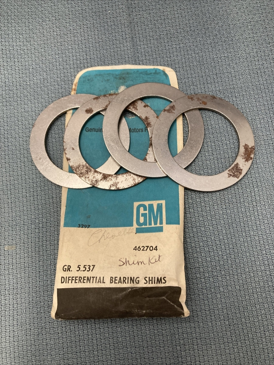 NEW GENUINE GM 462704 SHIM KIT (4 SHIMS) GR 5.537