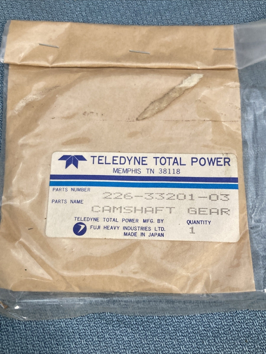 NEW TELEDYNE 226-33201-03 CAMSHAFT GEAR