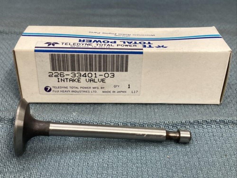 NEW TELEDYNE 226-33401-03 INTAKE VALVE SUPERSEDED 281-33401-03