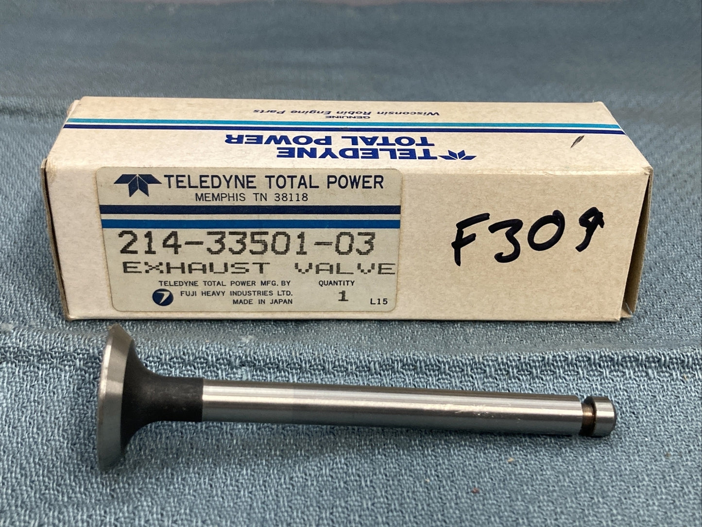 NEW TELEDYNE 214-33501-03 EXHAUST VALVE