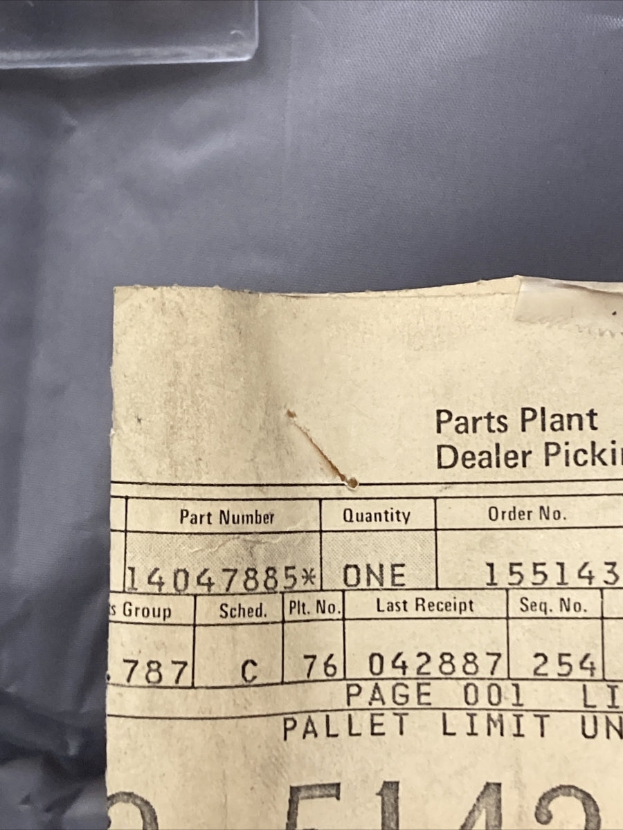 NEW GENUINE GM 14047885 CABLE ASSEMBLY, HEATER CONTROL GR 9.787