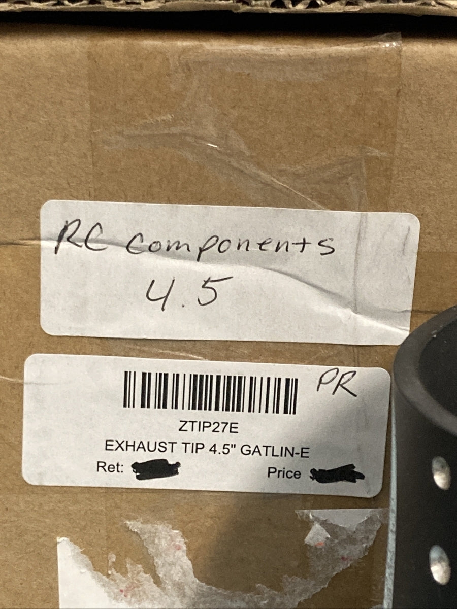 NEW RCX COMPONENTS ZTIP27E EXHAUST TIP 4.5" GATLIN-E