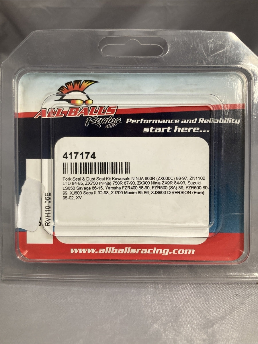 NEW ALL BALLS 417174 FORK/DUST SEAL KIT KAWASAKI YAMAHA