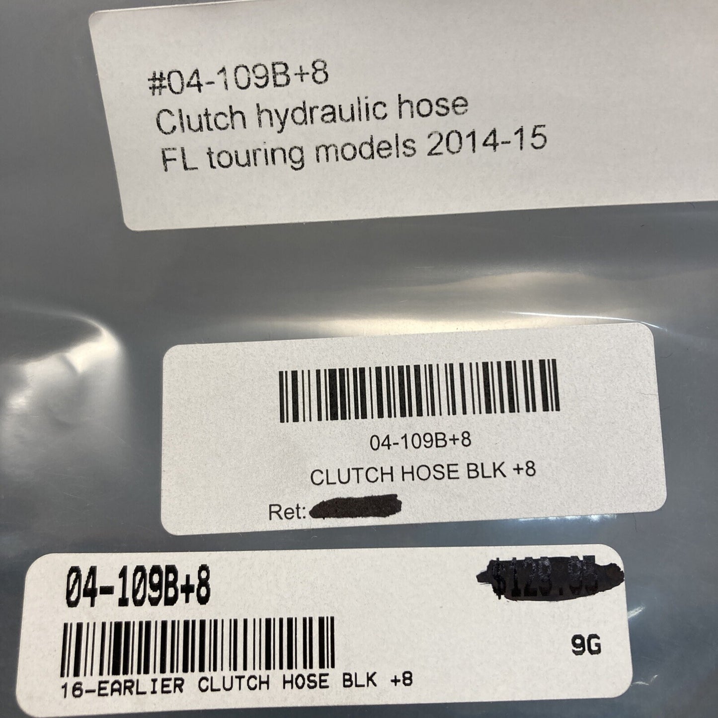 NEW LA CHOPPERS 04-109B+8 CLUTCH HYDRAULIC HOSE FL TOURING 2014-2015
