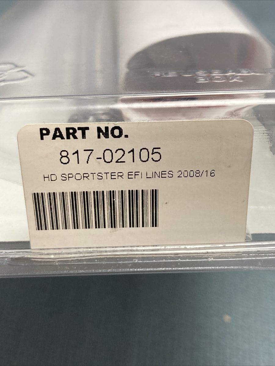 NEW GOODRIDGE 817-02105 HD SPORTSTER EFI LINE