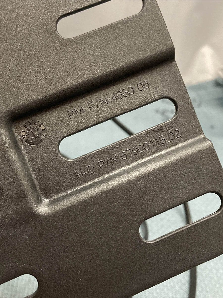 NEW GENUINE HARLEY DAVIDSON 67900281 BRKT,LIC PL, SIDEMNT/EXT