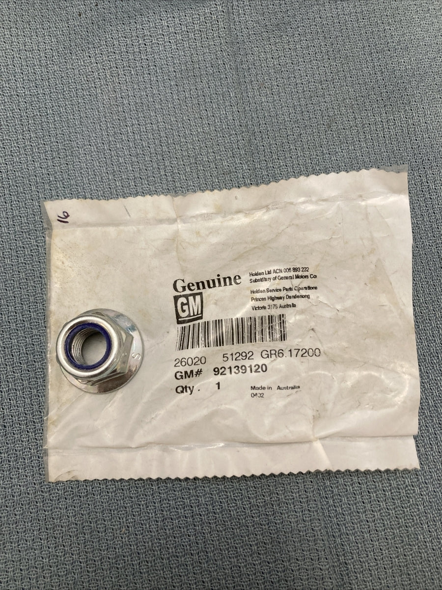 NEW GENUINE GM 92139120 NUT, FRONT LOWER CONTROL ARM FRONT GR 6.172