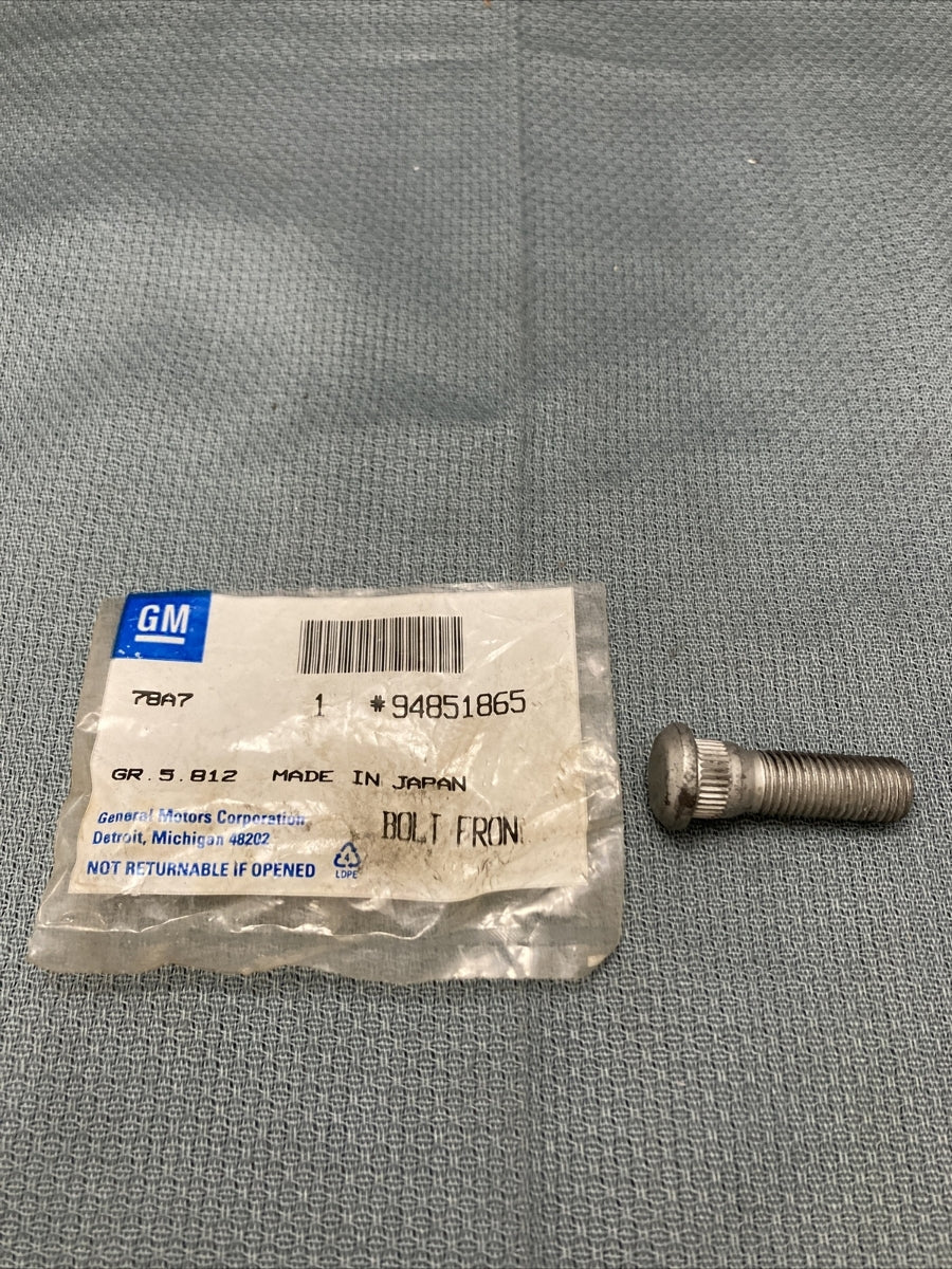 NEW GENUINE GM 94851865 BOLT, REAR WHEEL 1985-2010 GR 5.812