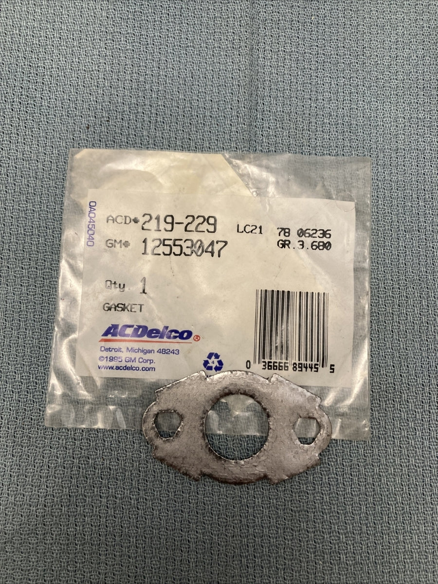 NEW GENUINE ACDELCO 219-229 GASKET, EGR VALVE PIPE 1993-03 GM 12553047 GR 3.680