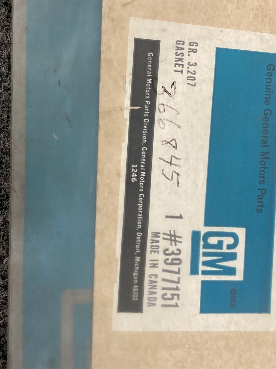 NEW GENUINE GM 3977151 GASKET, INTAKE MANIFOLD GR 3.207