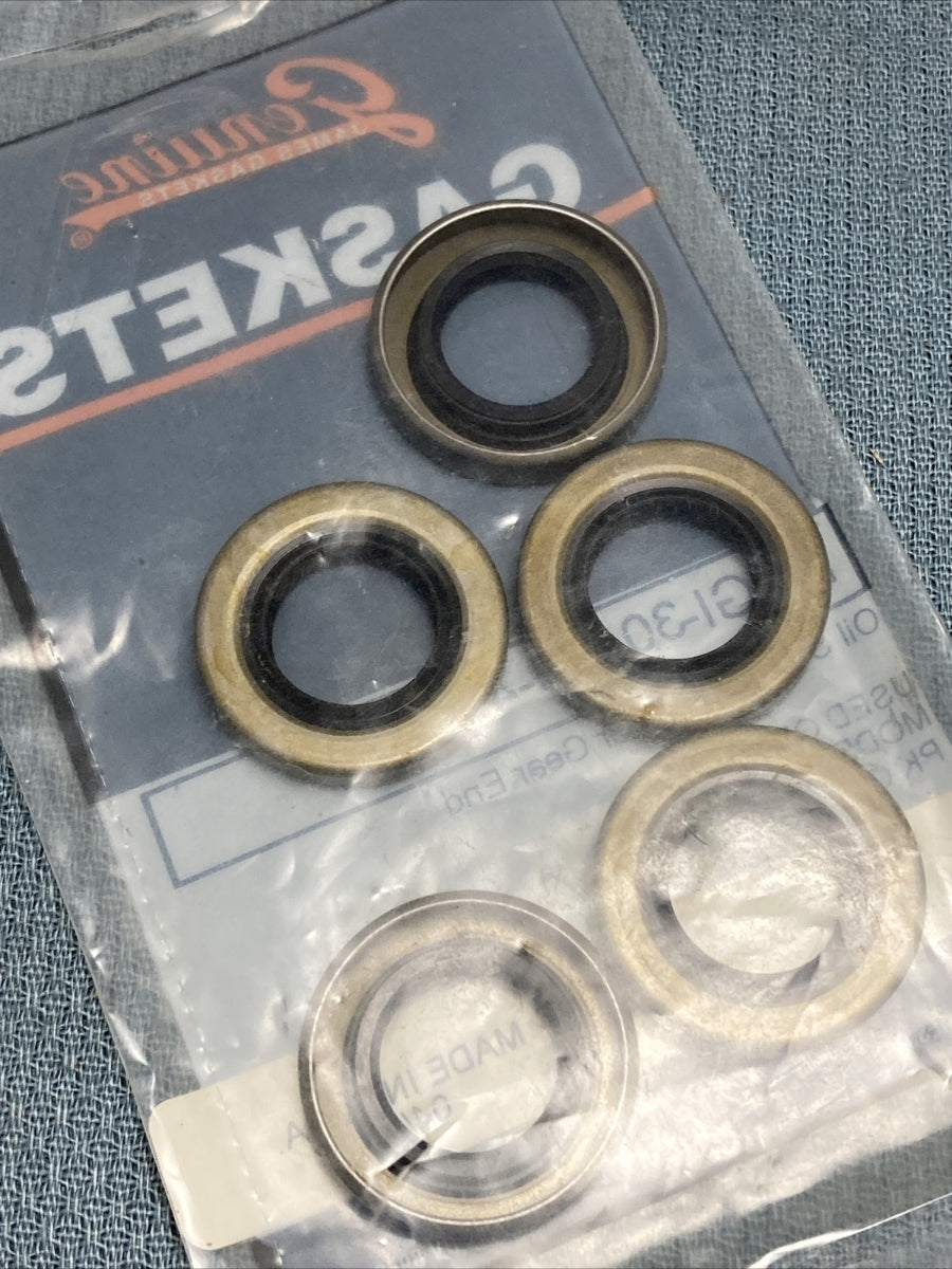 QTY 5 NEW GENUINE JAMES GASKETS JGI-30145-46-A OIL SEAL, GENERATOR GEAR END