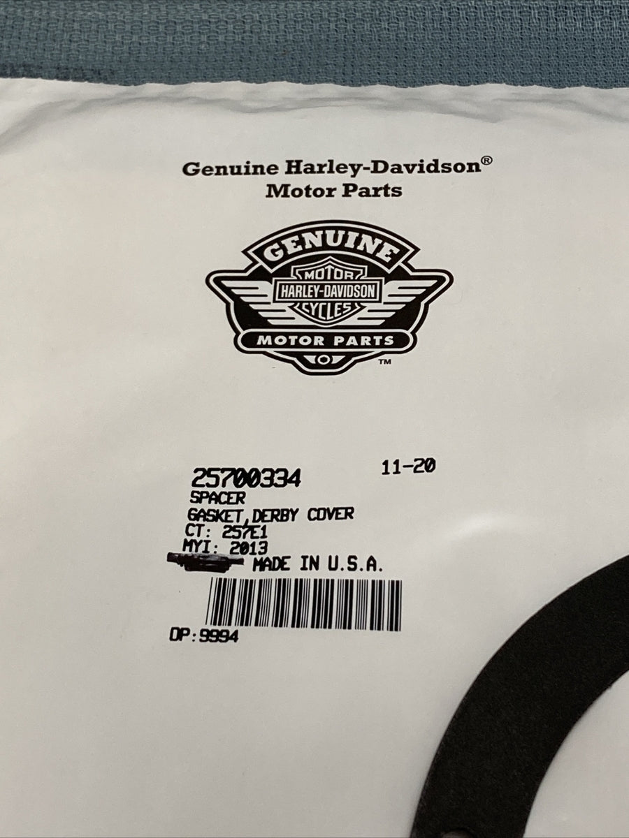 NEW GENUINE HARLEY DAVIDSON 25700334 GASKET, DERBY COVER