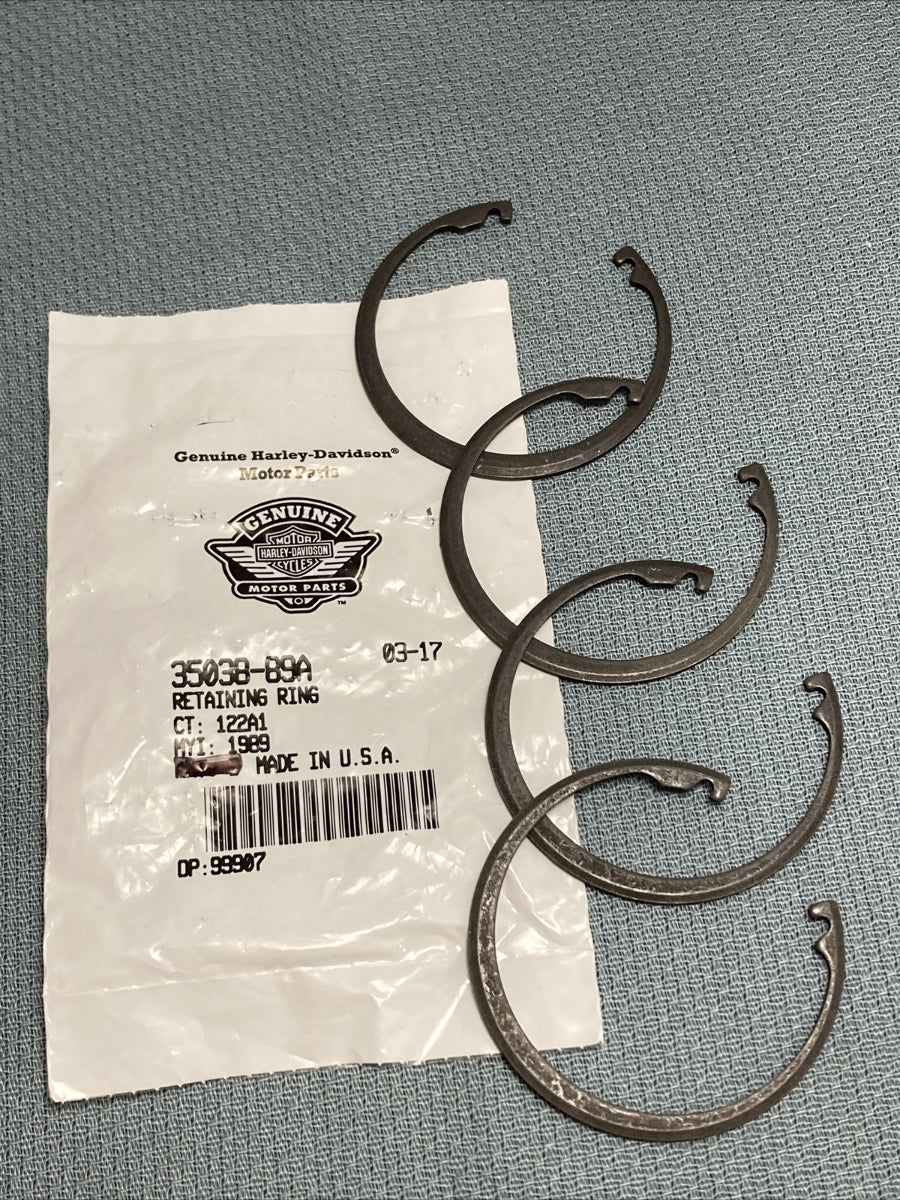 QTY 4 NEW GENUINE HARLEY DAVIDSON 35038-89A RETAINING RING