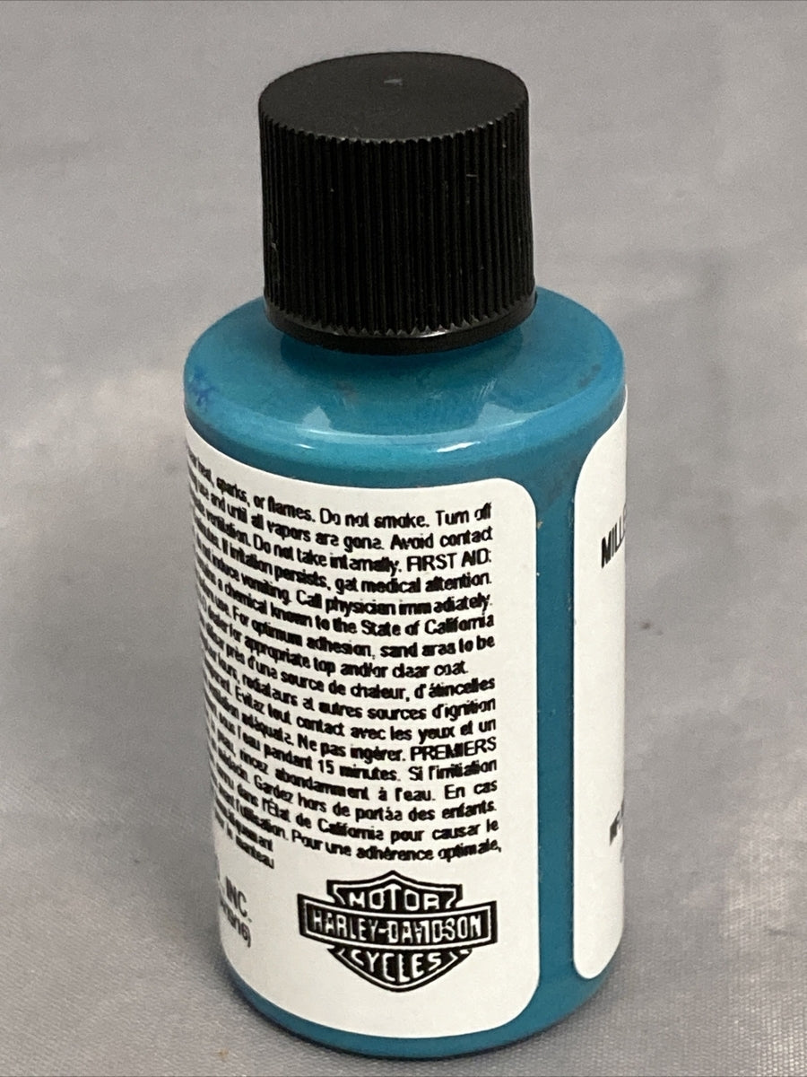 NEW GENUINE HARLEY DAVIDSON 98600EU TOUCH-UP PAINT, TEAL PINSTRIPE 1/2 fl. oz.