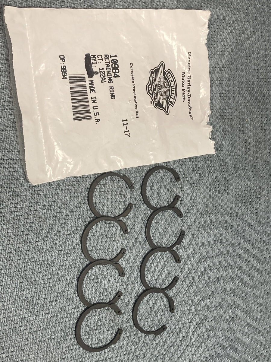QTY 8 NEW GENUINE HARLEY DAVIDSON 10984 RETAINING RING