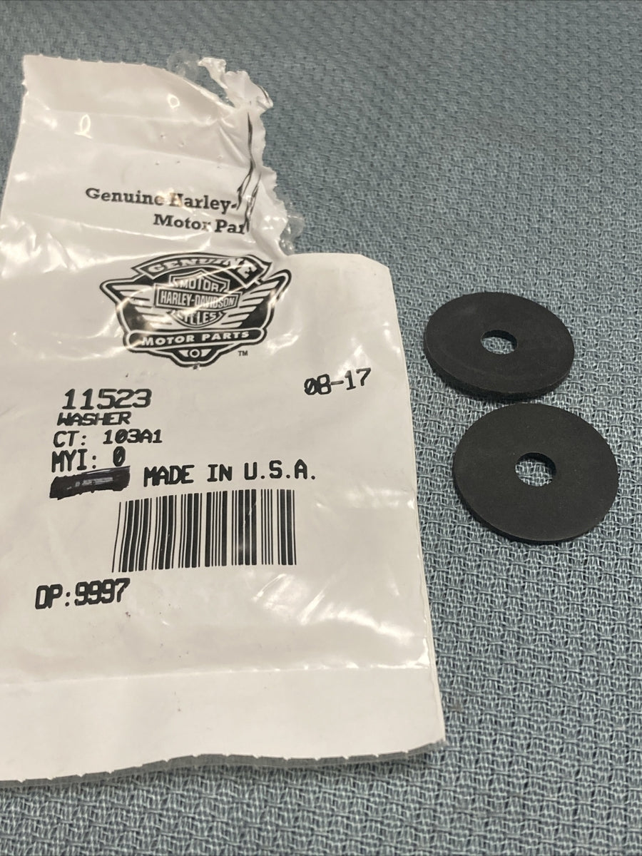 QTY 2 NEW GENUINE HARLEY DAVIDSON 11523 WASHER