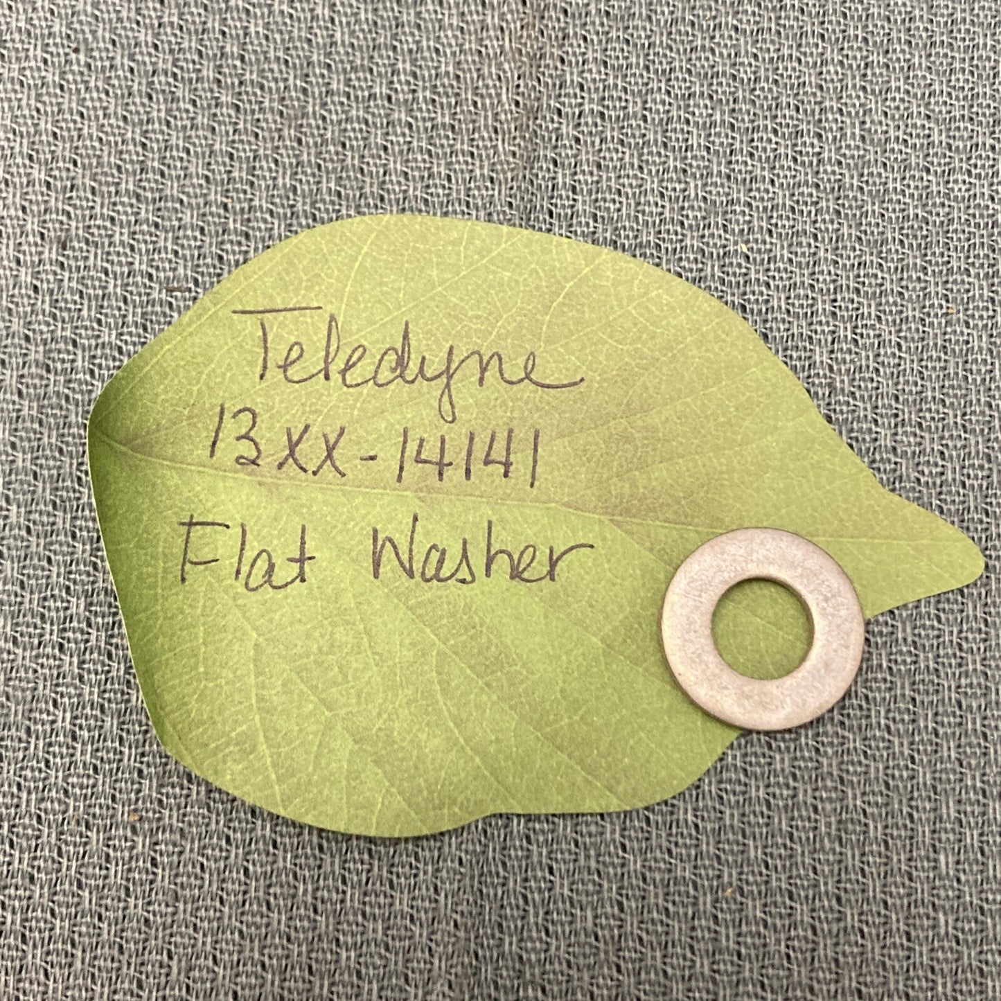 NEW TELEDYNE 13XX-14141 FLAT WASHER