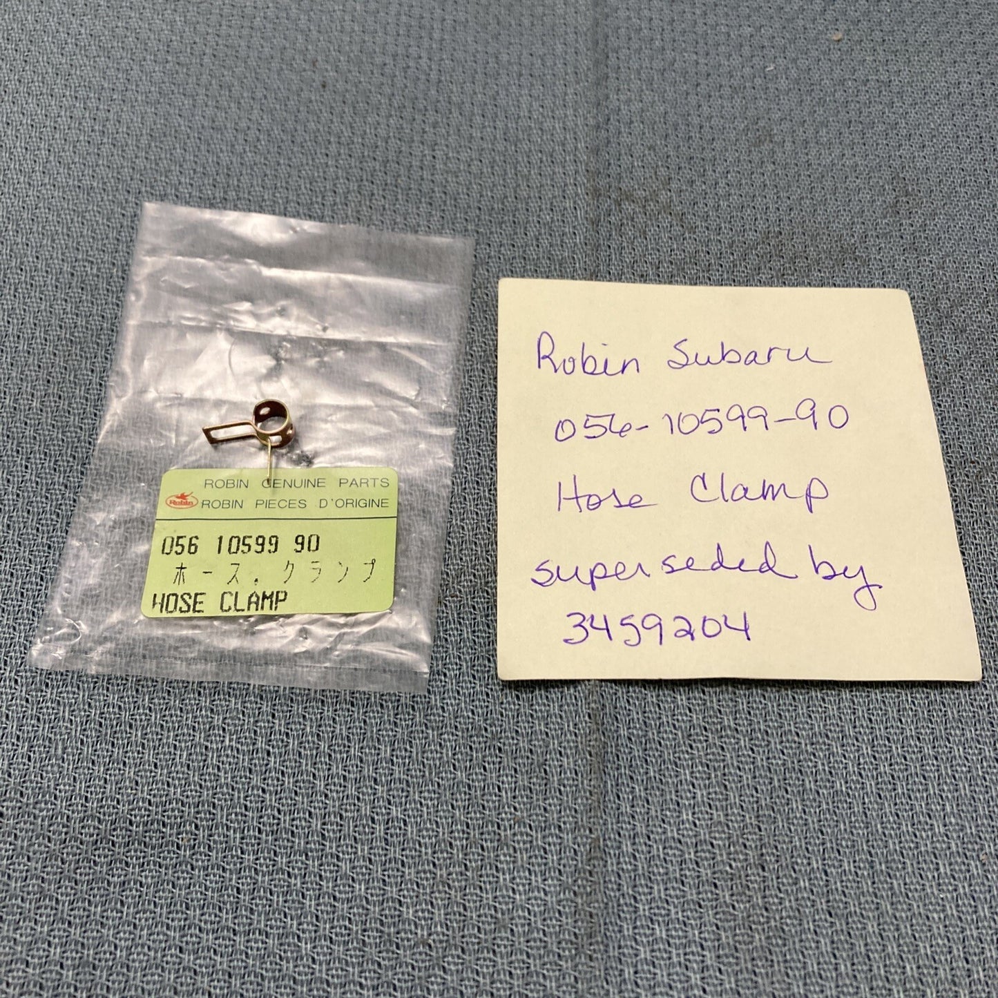 NEW GENUINE ROBIN 056-10599-90 HOSE CLAMP