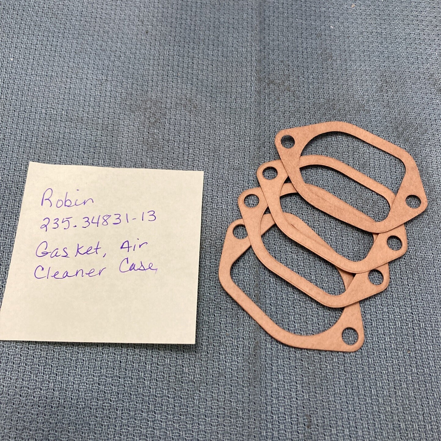 QTY 4 NEW ROBIN 235-34831-13 GASKET, AIR CLEANER CASE