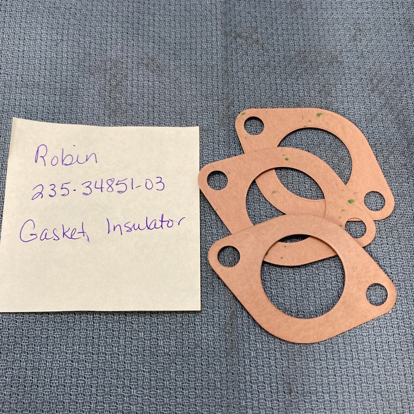 QTY 3 NEW ROBIN 235-34851-03 INSULATOR GASKET