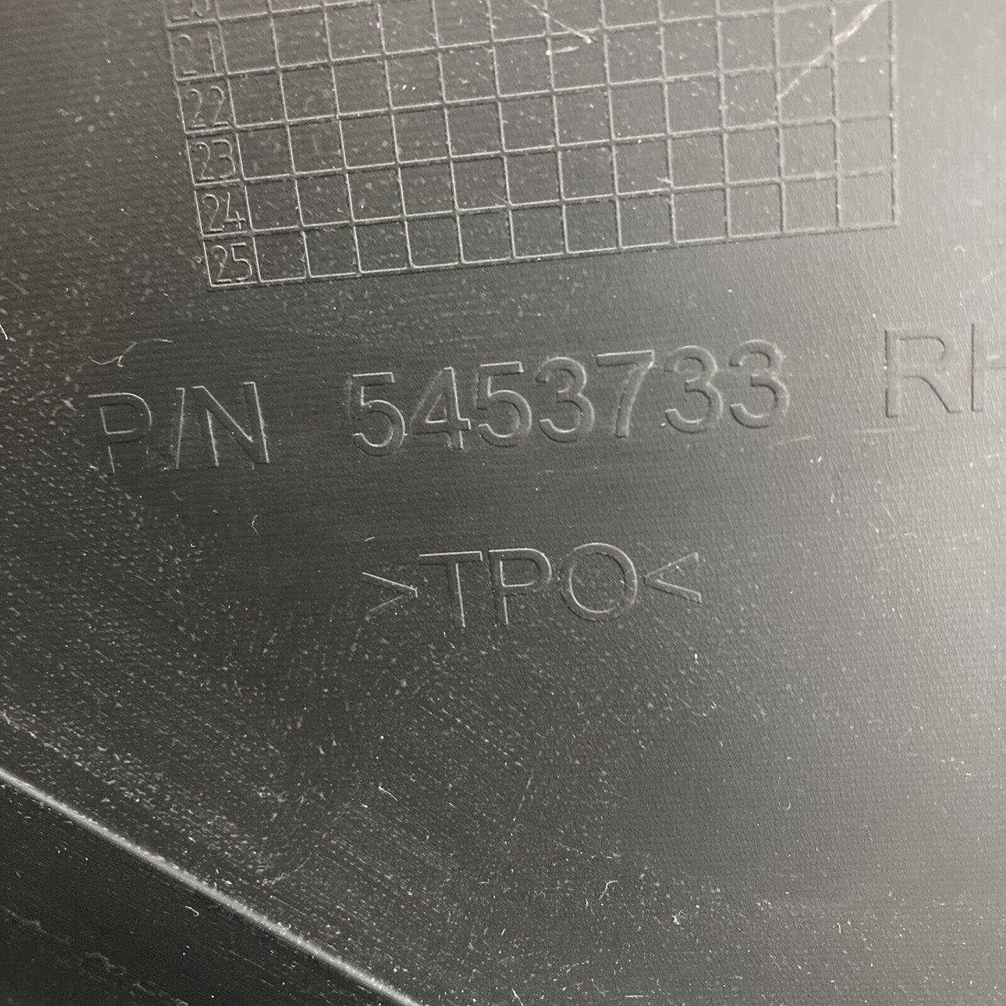 NEW POLARIS 5453733 FENDER, REAR ROCKER, RIGHT SIDE, GLOSS BLACK