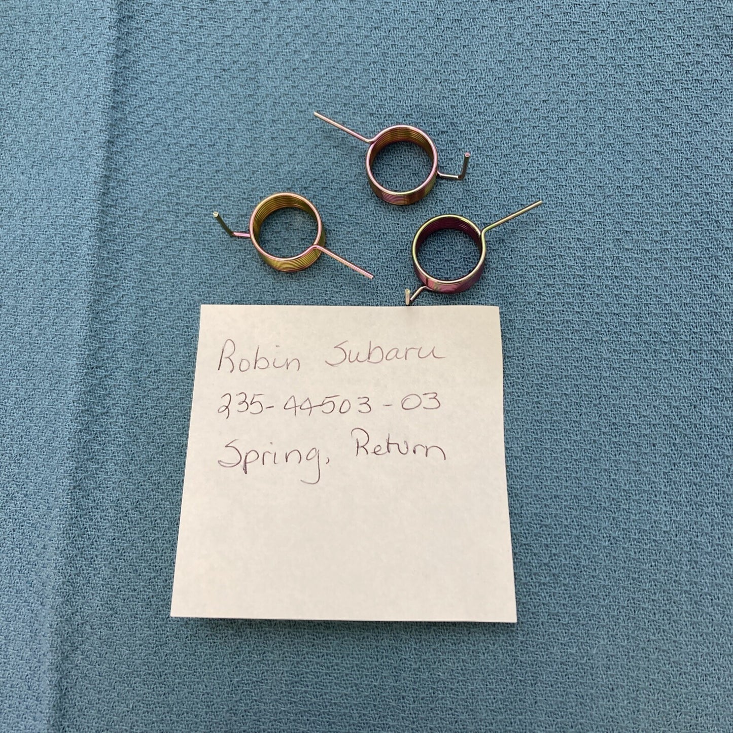 QTY 3 NEW ROBIN SUBARU 235-44503-03 RETURN SPRING