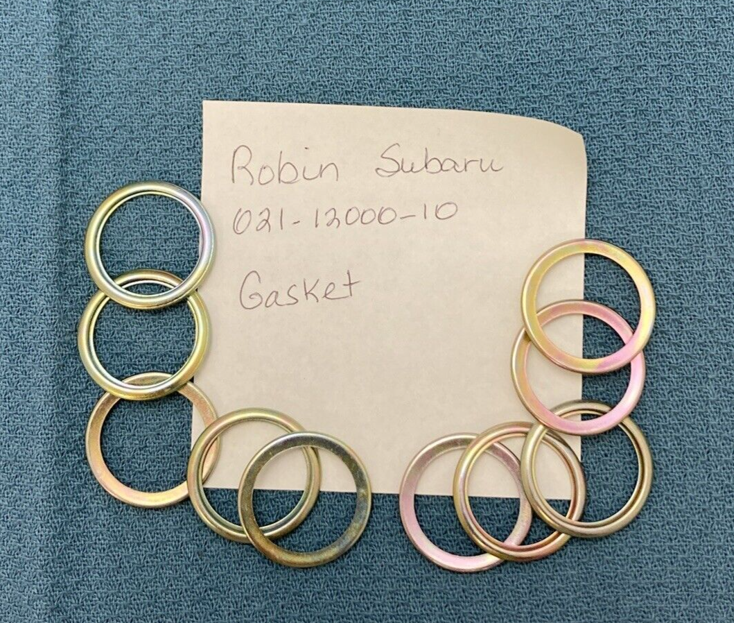 QTY 10 NEW REPLACES SUBARU ROBIN 021-12000-10 GASKET