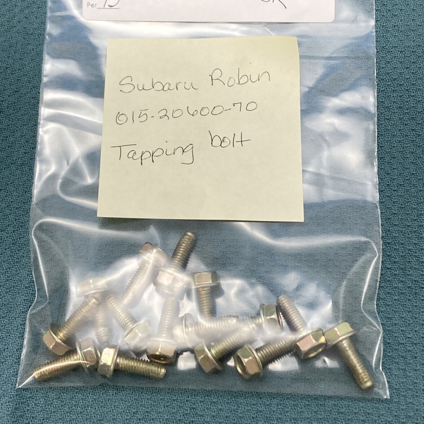 QTY 15 NEW REPLACES SUBARU ROBIN 015-20600-70 TAPPING BOLT