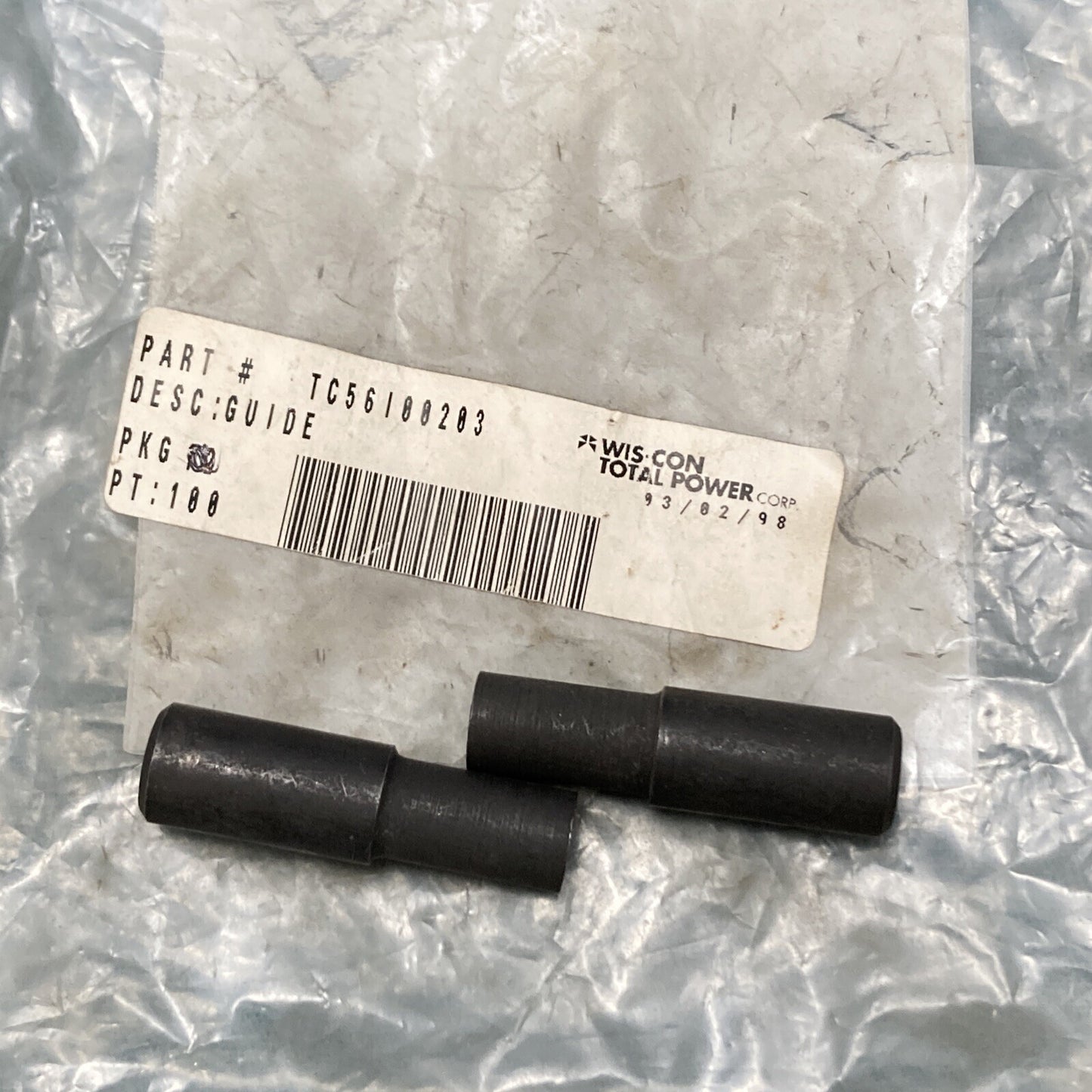 QTY 2 NEW GENUINE WIS-CON TOTAL POWER TC56I00203 ENGINE GUIDE VALVE
