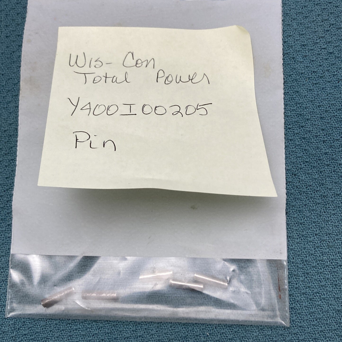 QTY 5 NEW REPLACES WIS-CON TOTAL POWER Y400I00205 PIN