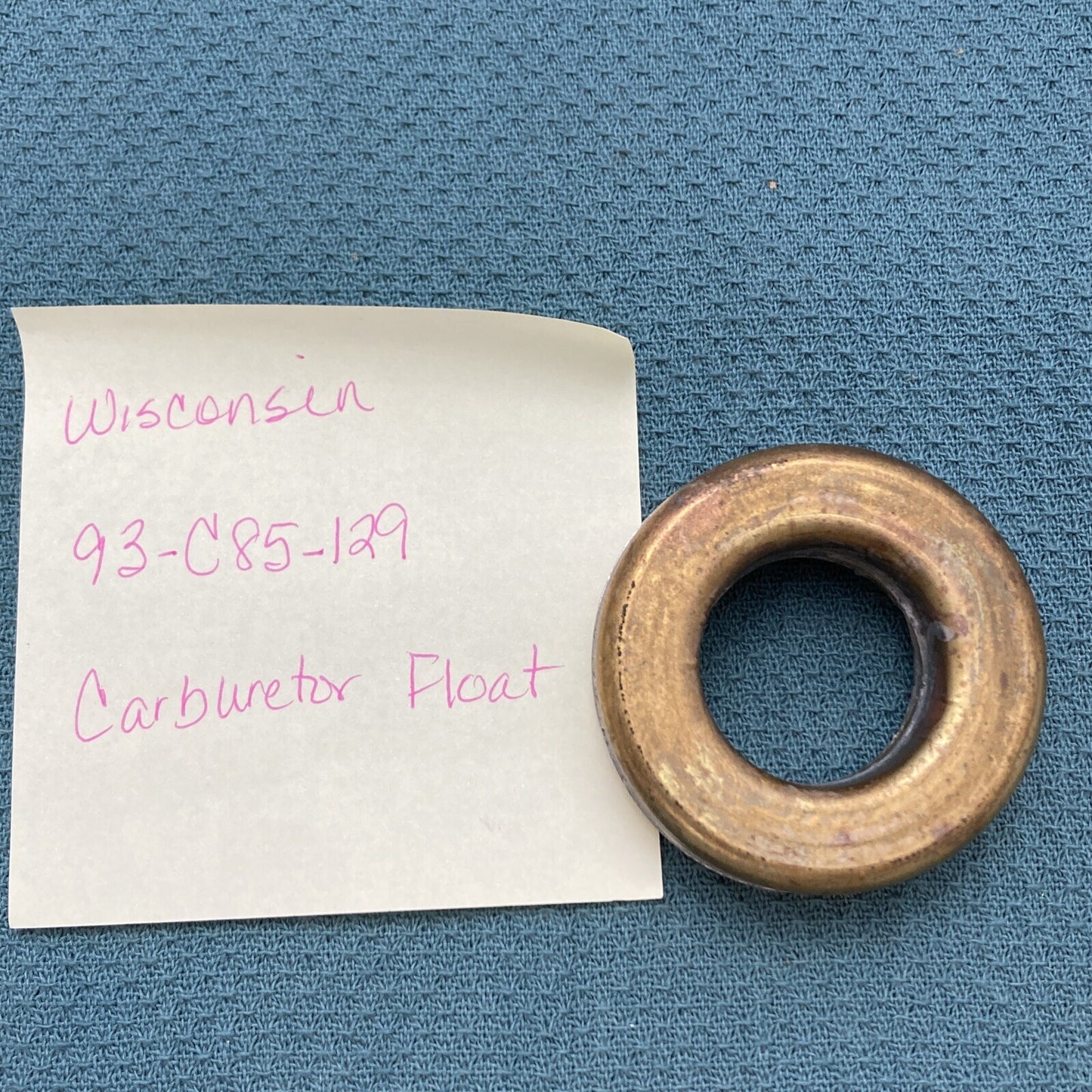 NEW REPLACES WISCONSIN 93-C85-129 CARBURETOR FLOAT