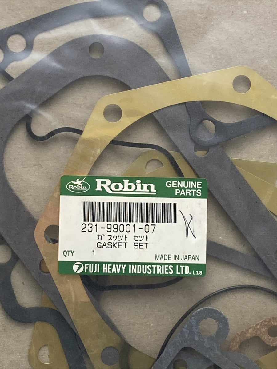 NEW GENUINE SUBARU ROBIN 231-99001-07 GASKET SET