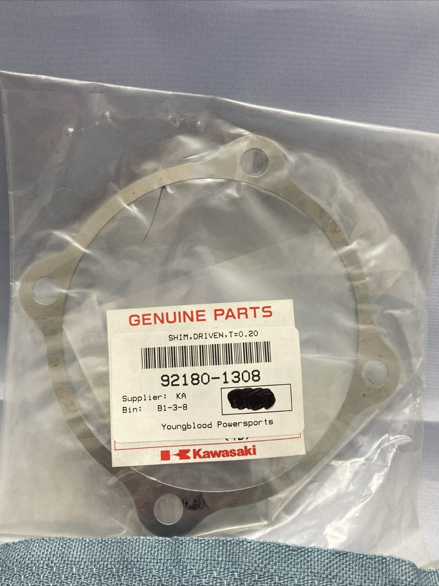 NEW GENUINE KAWASAKI 92180-1308 SHIM, DRIVEN, T=0.20